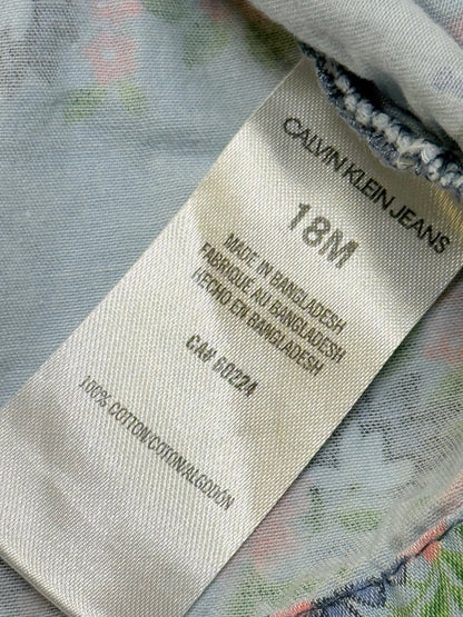 Calvin Klein Jeans Floral Denim Dress 18M
