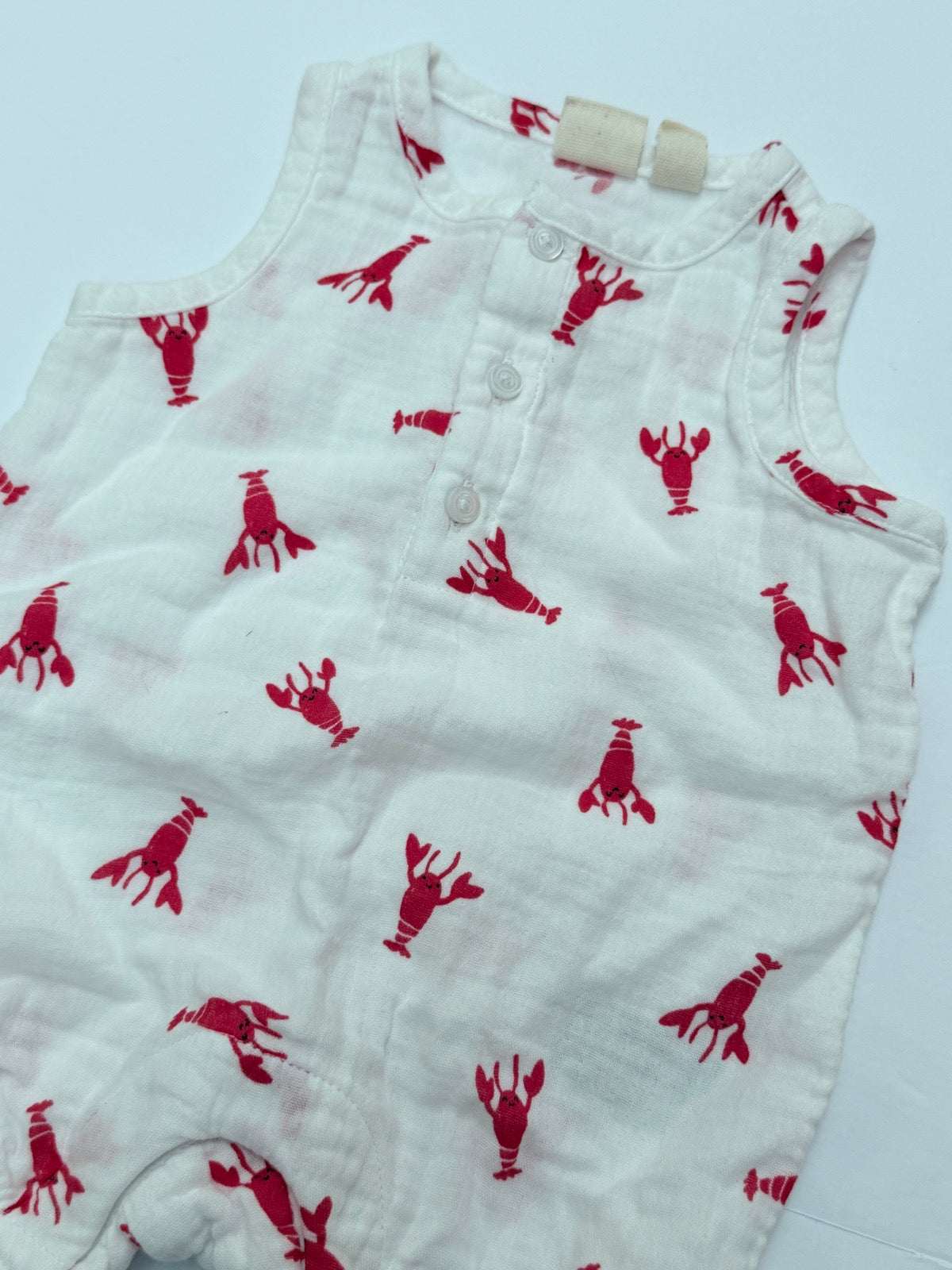 Baby Gap Lobster Print Romper 0-3M