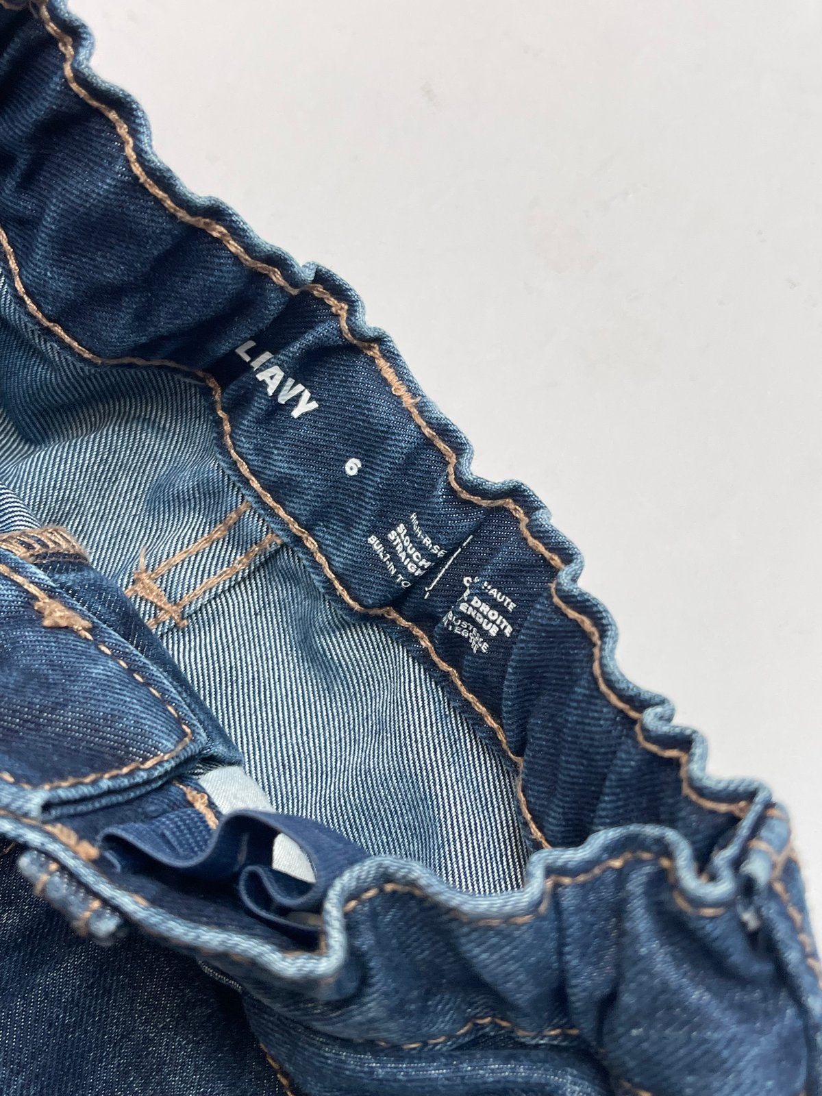 Old Navy Slouch Straight Dark Wash Jeans Size 6