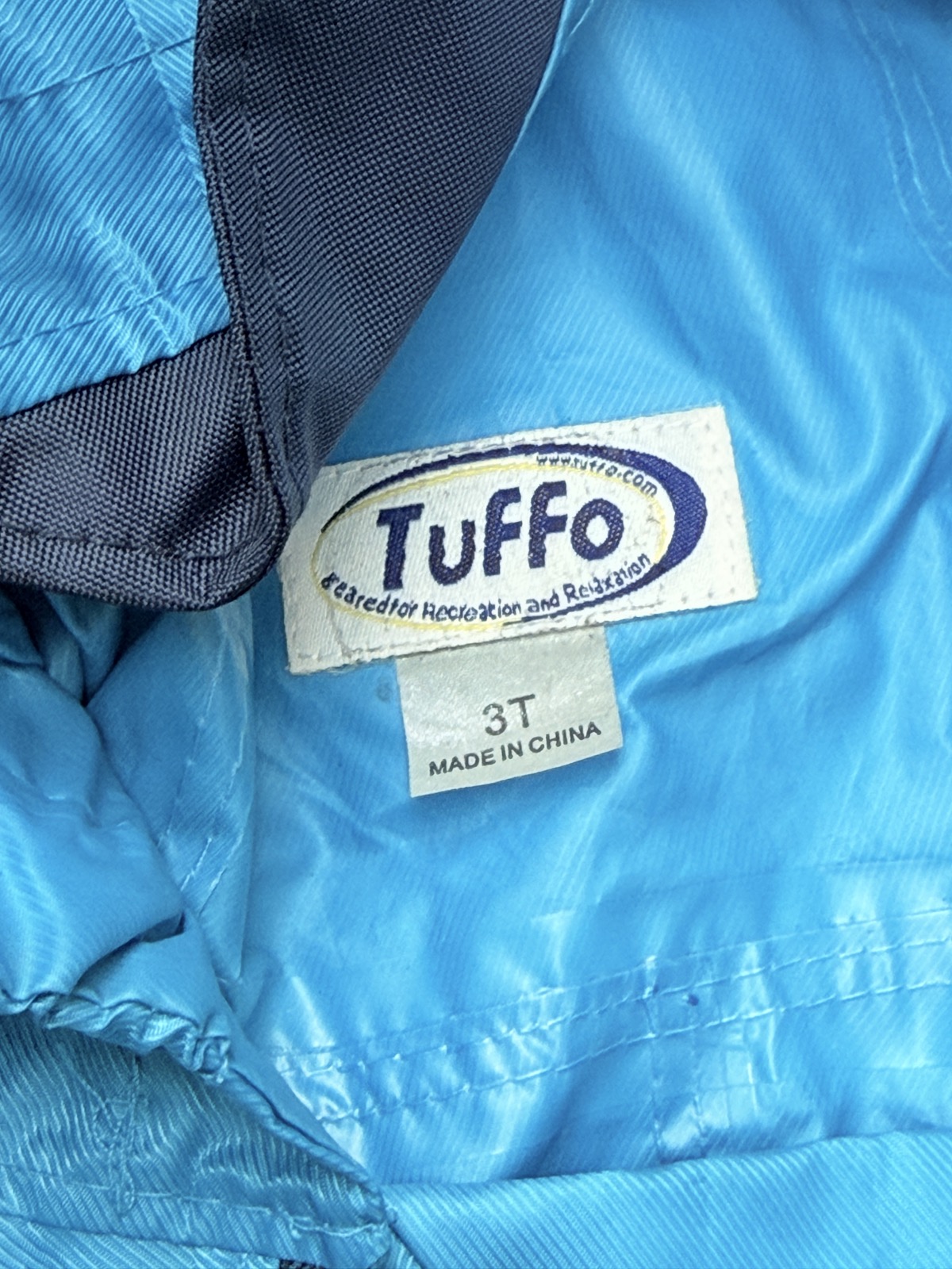 Tuffo Teal Rain Suit Set 3T