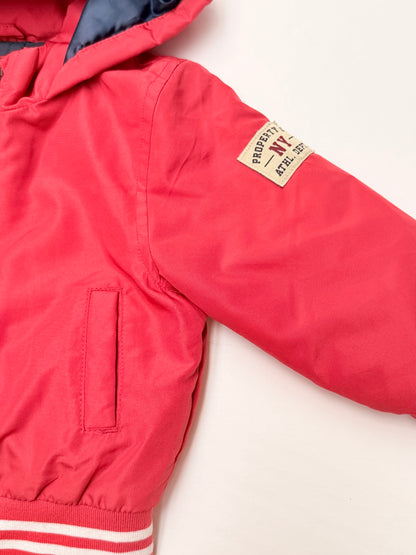 Carter's Red Hooded Bomber Jacket 18M