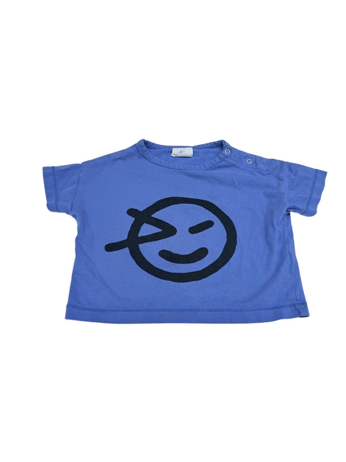 Wynken Blue Smiley Face T-Shirt 8M
