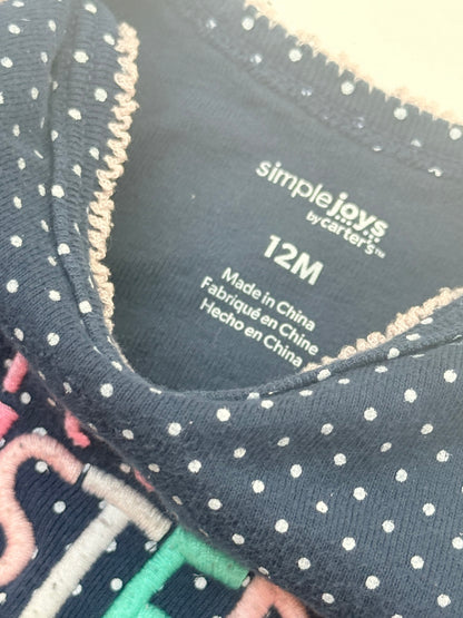 Simple Joys by Carter's Little Sister Romper 12M sold individually