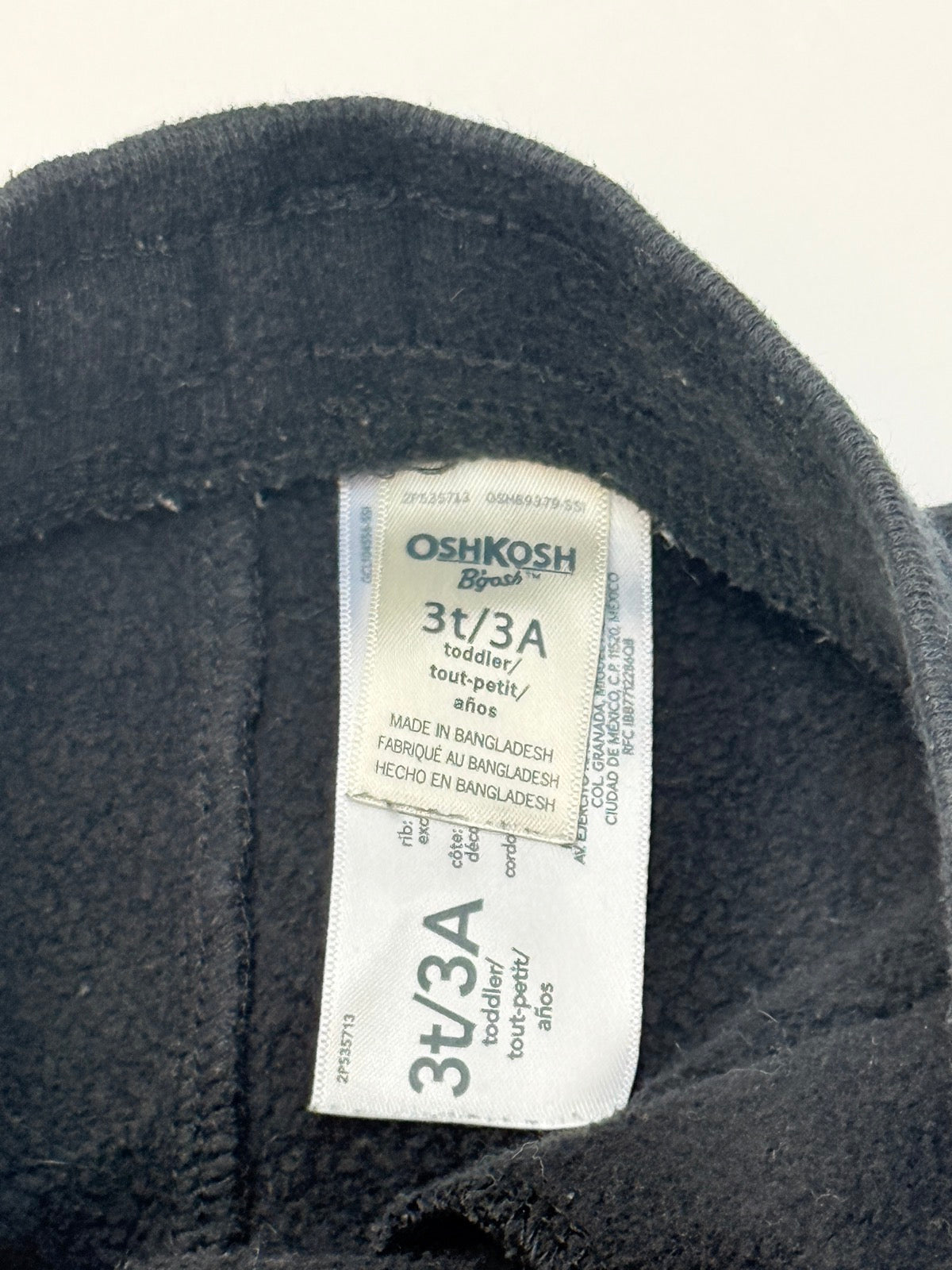 OshKosh B'gosh Black Fleece Joggers 3T