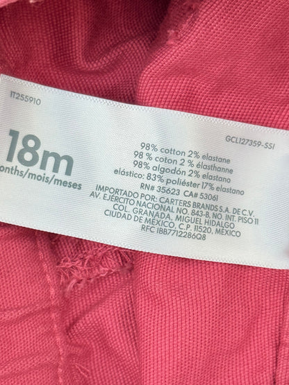 Carter's Pink Pull-On Jeggings 18M