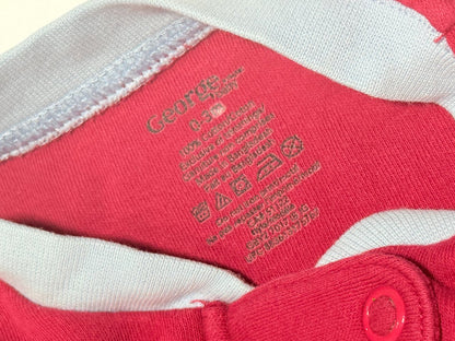 George Baby Red Dinosaur Sleeper 0-3M