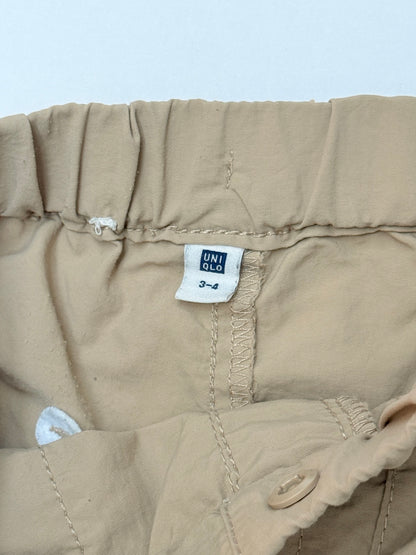 Uniqlo Kids Khaki Nylon Shorts Size 3/4