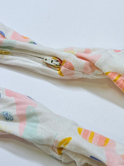 Old Navy Planet Print Footed Sleeper 12-18M