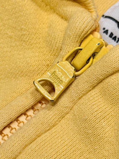 BAPE Kids Milo Yellow Zip Hoodie Vest 12-18m