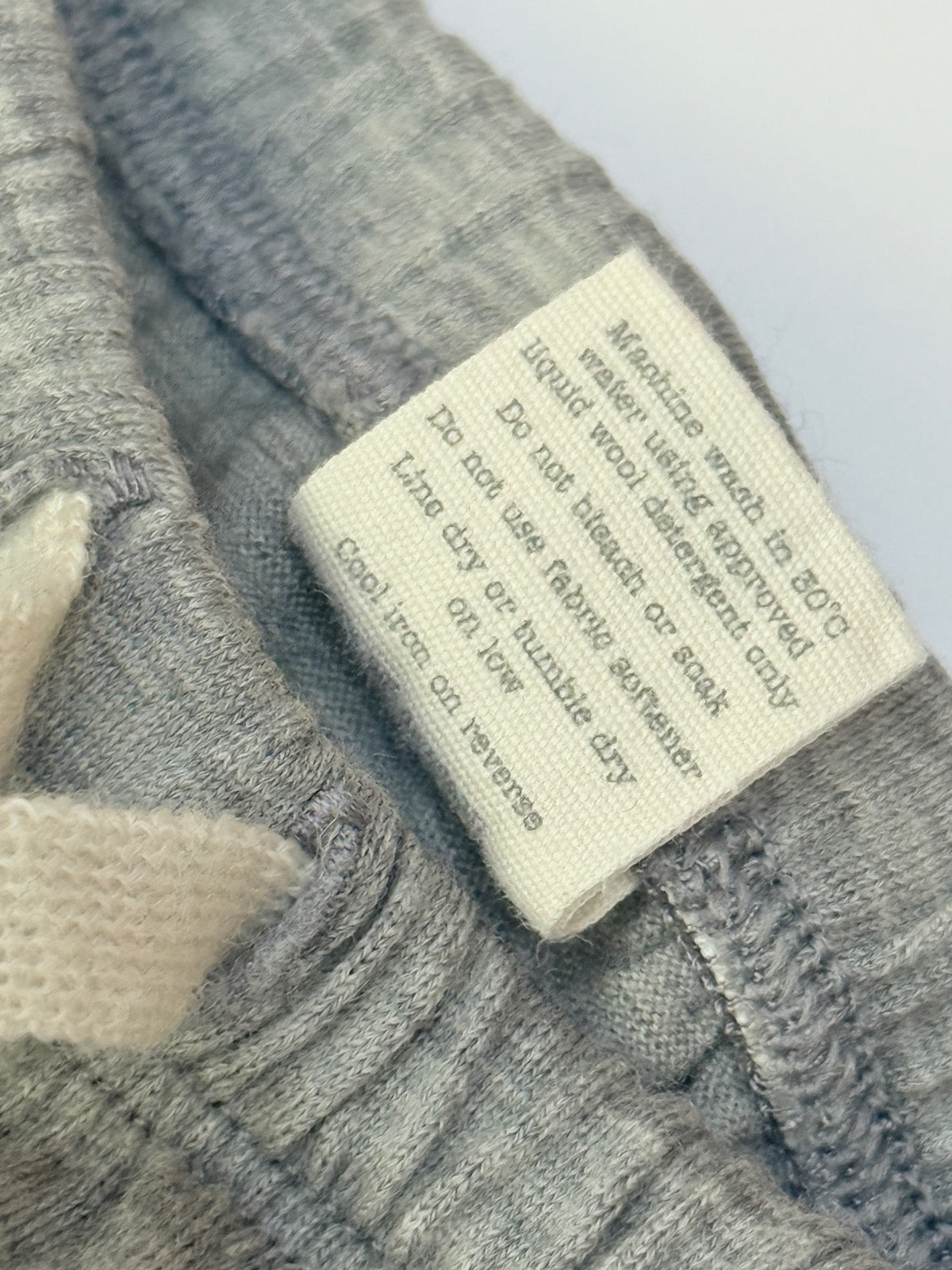 Nature Baby Gray Wool Jogger Pants Size 2