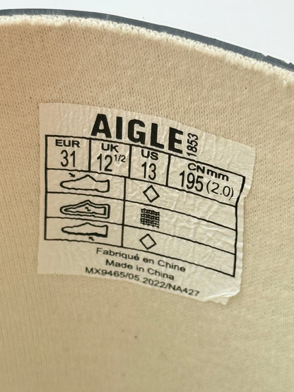 Brand New Aigle Monster Print Rain Boots Size 31