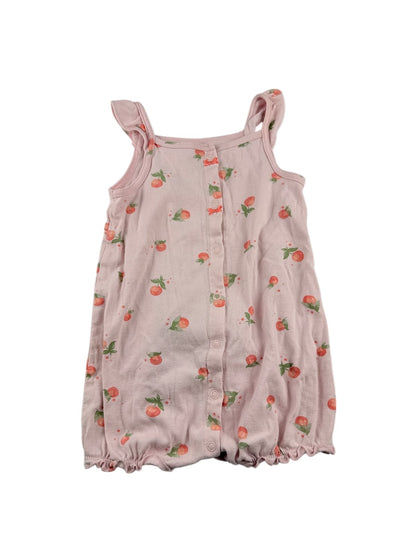 Carter's Peach Print Romper 24M