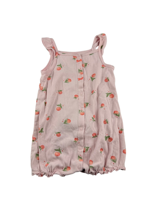 Carter's Peach Print Romper 24M