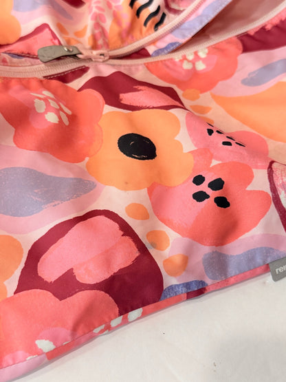 Reima Floral Rainsuit Coverall Size 2T