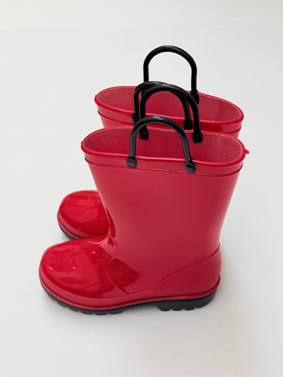 Kids Red Rain Boots Size 10