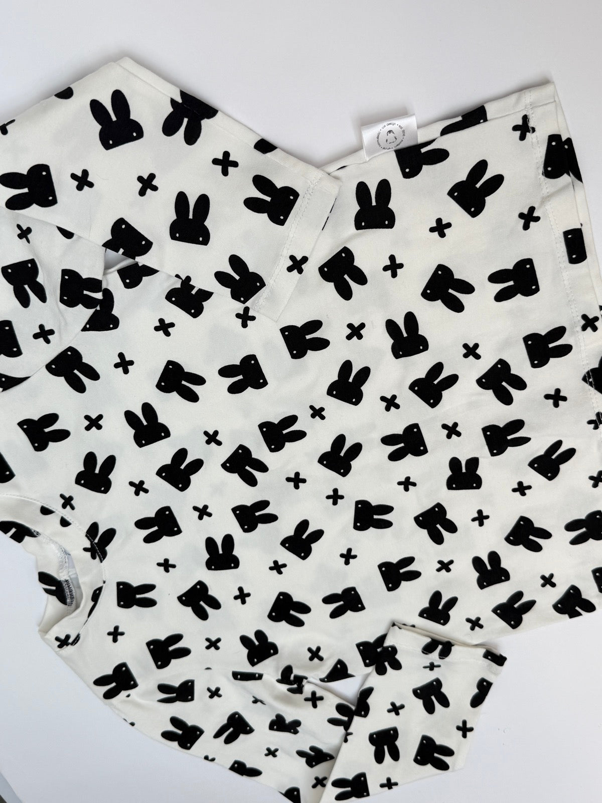 Ole Design Miffy Style Bunny Print Shorts 3-4 Years