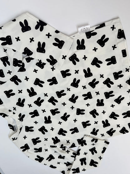 Ole Design Miffy Style Bunny Print Shorts 3-4 Years
