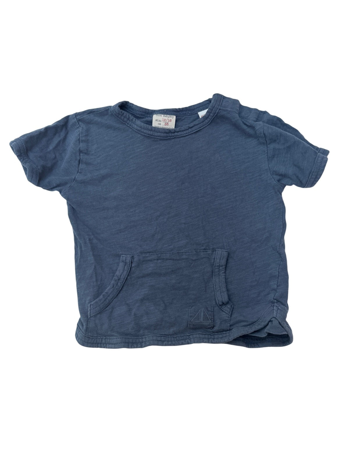 Zara BabyBoy Blue T-Shirt 12-18m