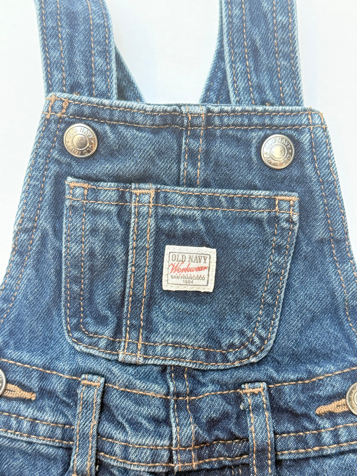 Old Navy Denim Overalls 3-6M