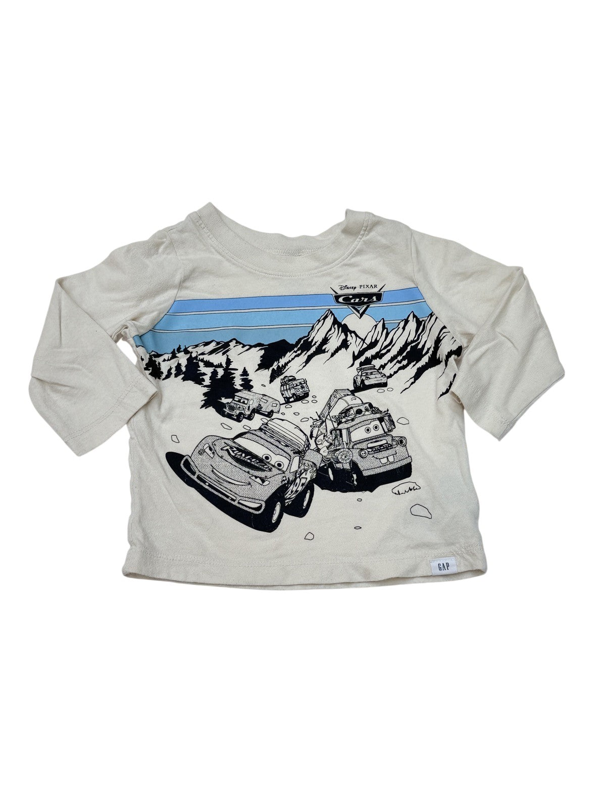Baby Gap Pixar Cars Long Sleeve Tee 12-18m