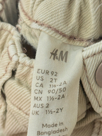 H&M Beige Cargo Pants 2T
