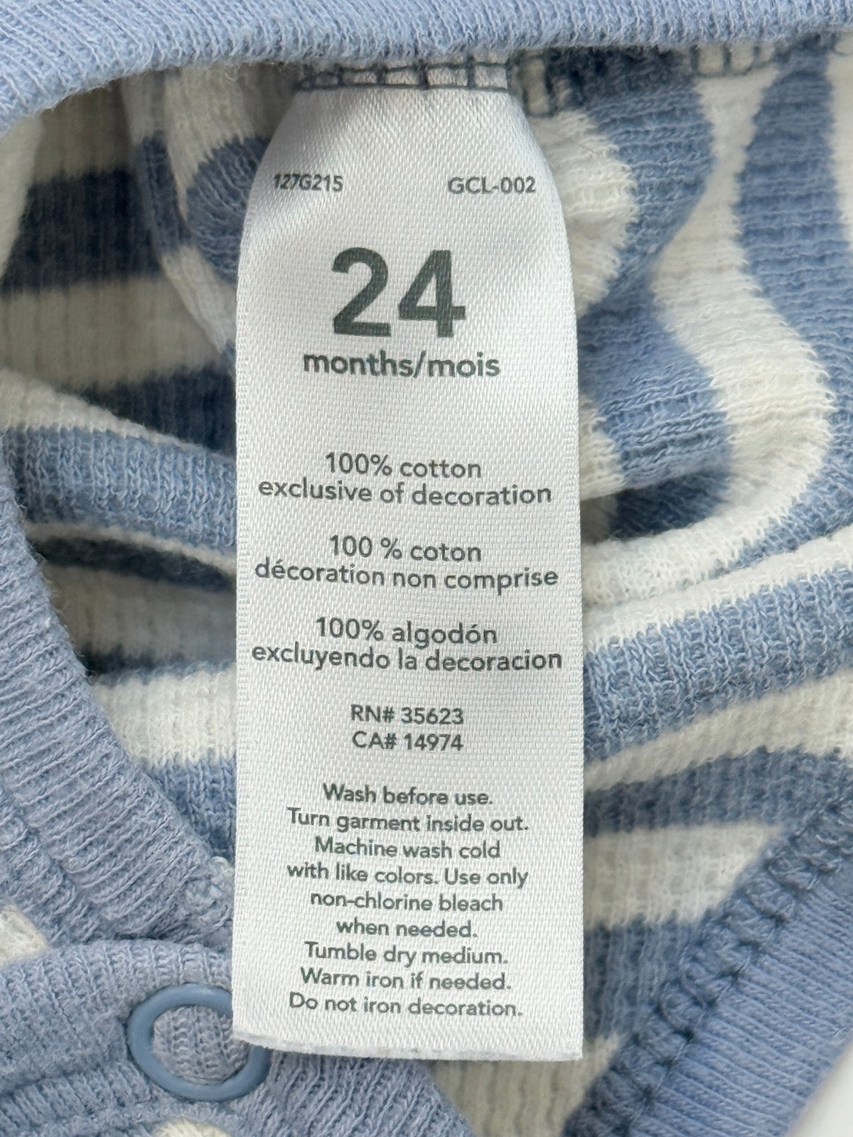 Carter's Polar Bear Thermal Bodysuit 24M