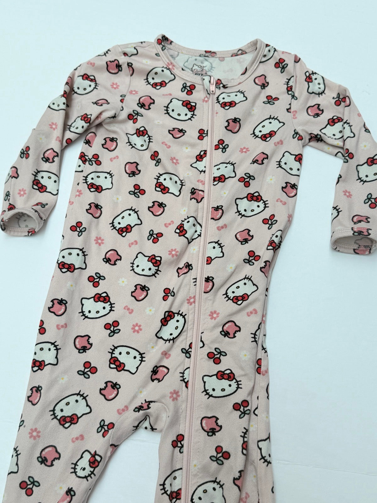 Hello Kitty Pink Sanrio Footed Sleeper 12-18M