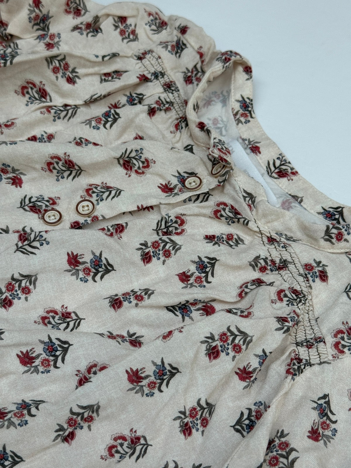 Zara Kids Floral Button Blouse Size 5-6Y