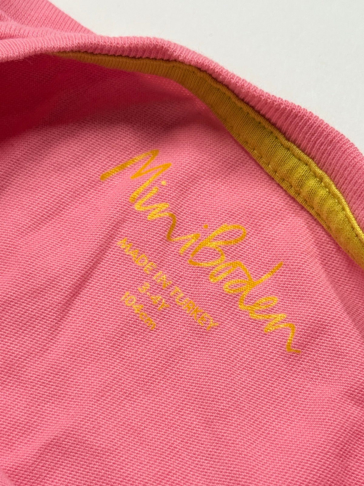 Mini Boden Farm Animals Pink Long Sleeve 3-4Y
