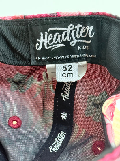 Headster Kids Floral Snapback Cap 52cm