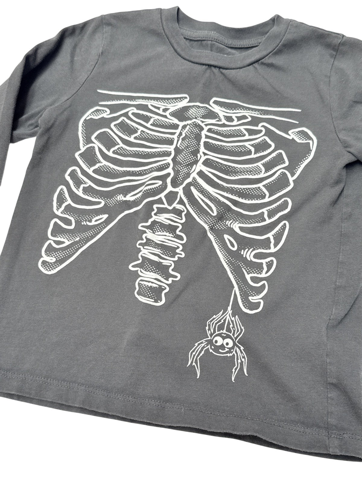 Joe Fresh Skeleton Ribcage Spider T-Shirt 4T
