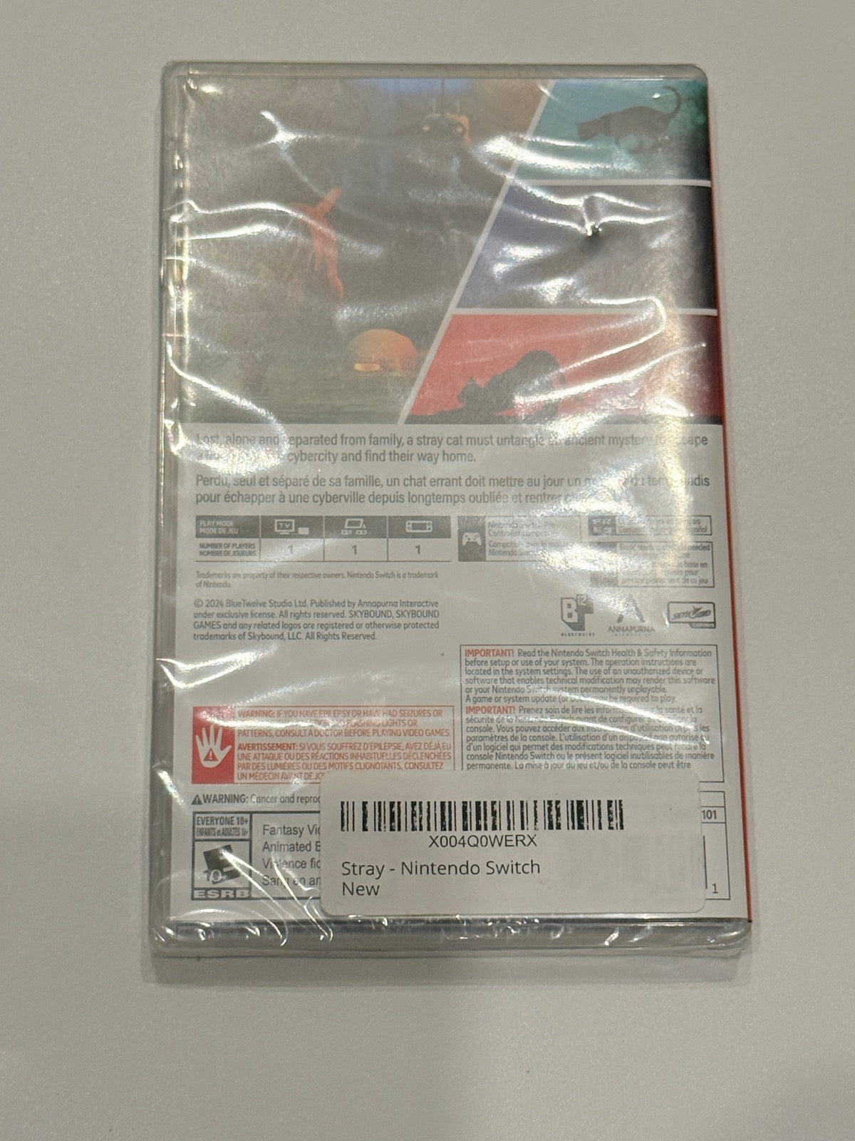 Sealed NEW - Stray Nintendo Switch Video Game New
