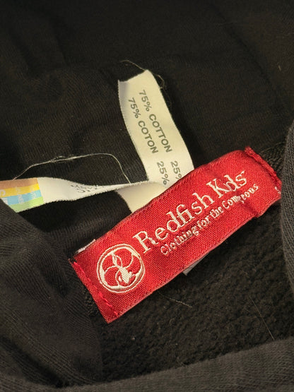 Redfish Kids Black Star Hoodie Size S