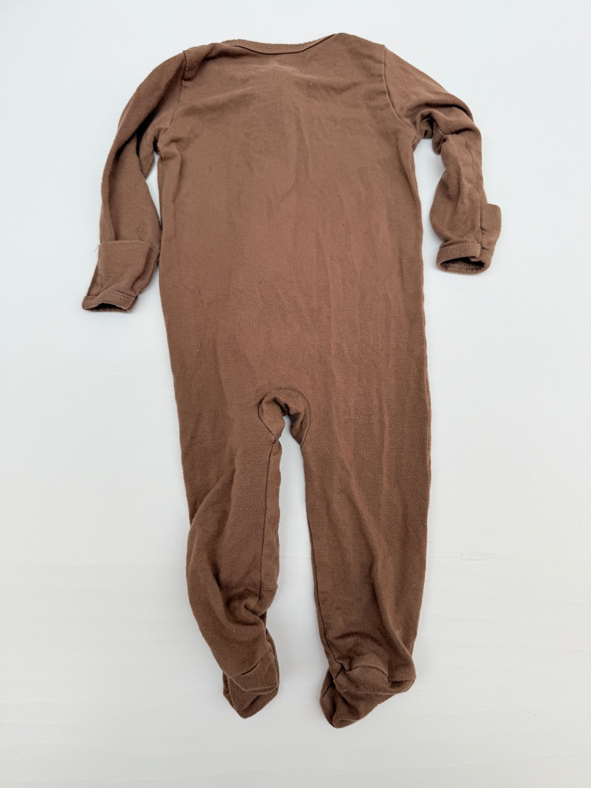 Belan J Brown Bamboo Footed Sleeper 0-3M