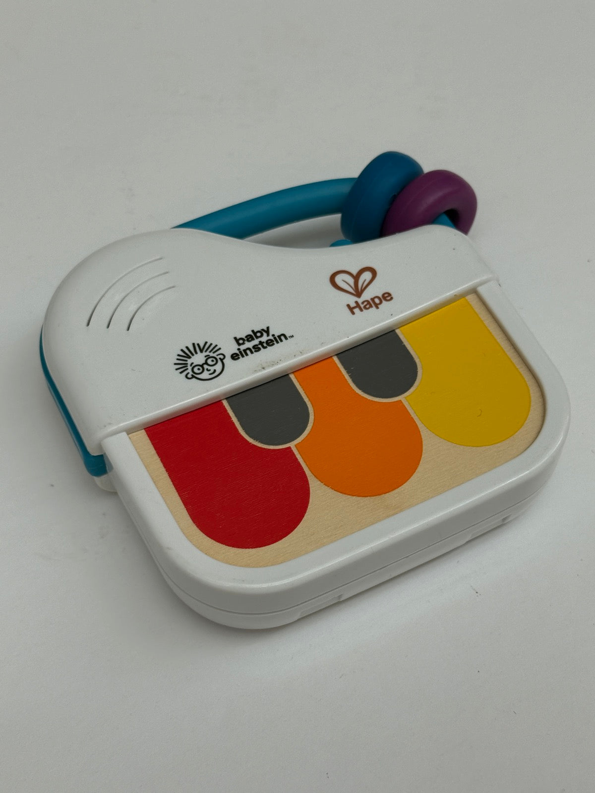 Baby Einstein Hape Wooden Piano Toy Rattle