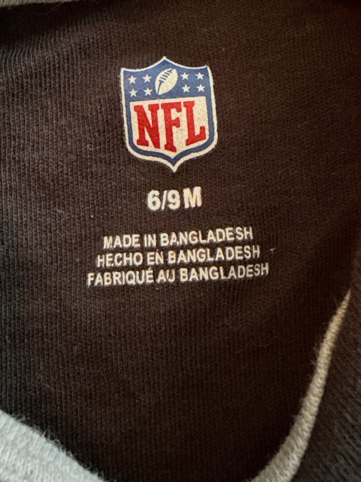 NFL Las Vegas Raiders Baby Bodysuit 6 9M