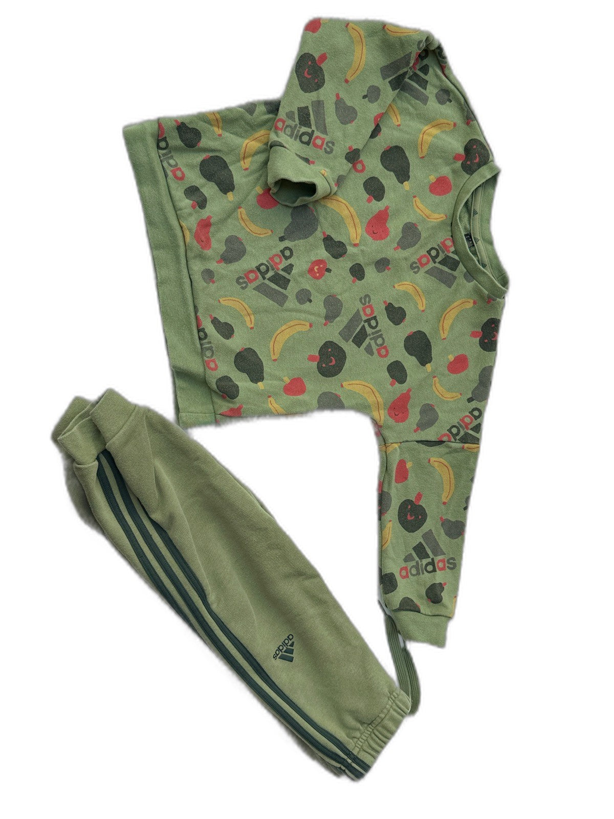 Adidas Fruit Print Tracksuit Set 3T