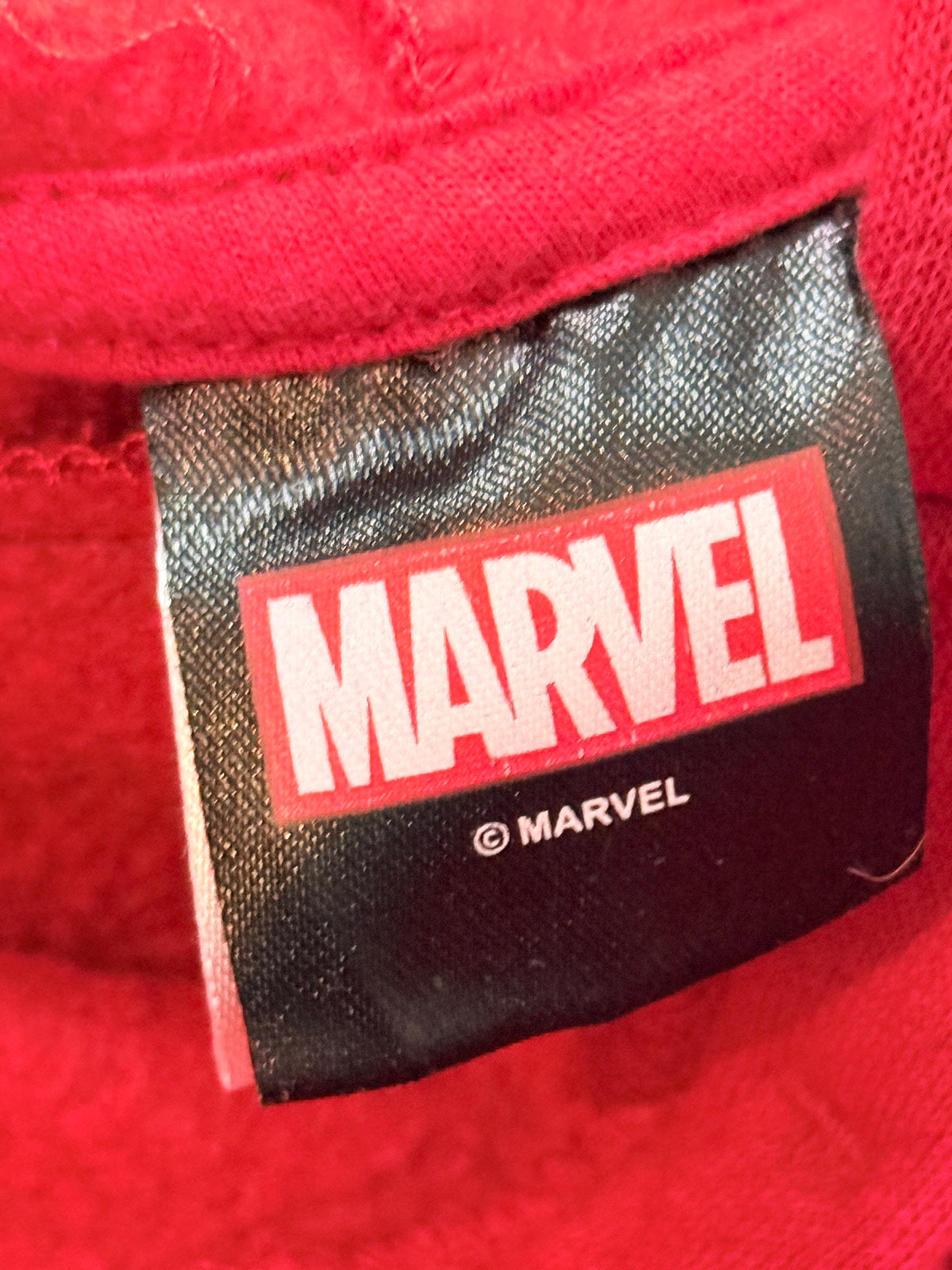 Marvel Spider-Man Red Hoodie Size 10-12