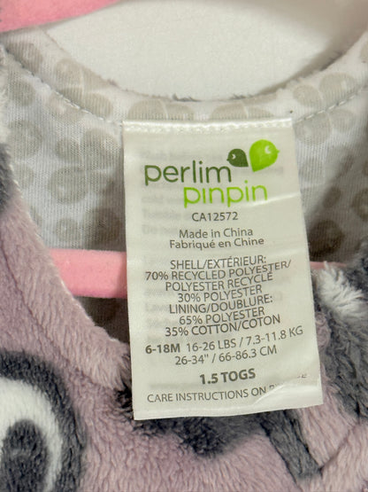 Perlimpinpin panda fleece sleep sack – 6–18 months