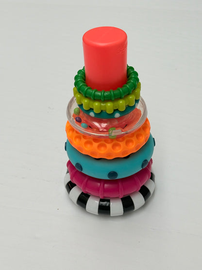 Sassy Stacks of Circles Stacking Ring Toy