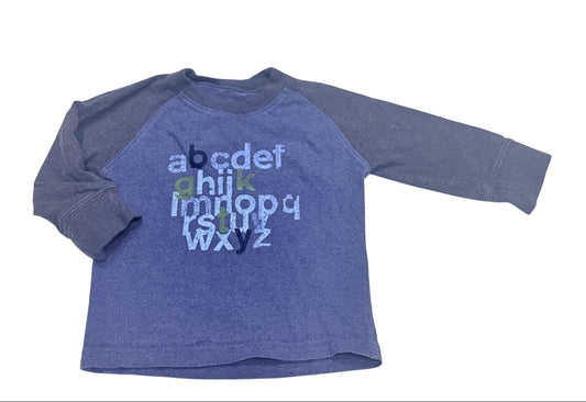 Joe Fresh Alphabet Long Sleeve Tee 1Y