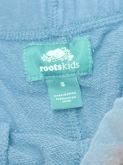Roots Kids Black Sweat Shorts Size 8
