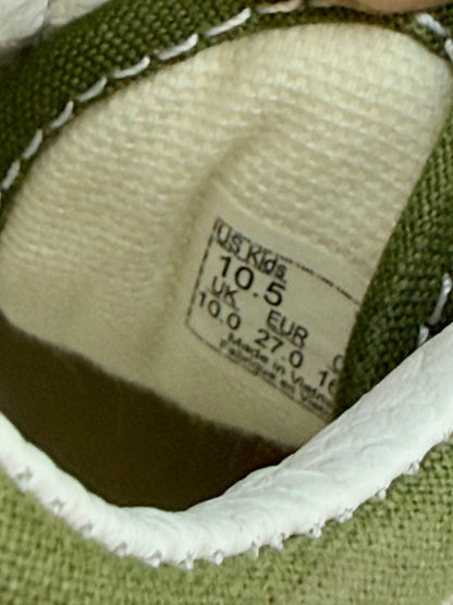 Vans Old Skool Green Sneakers Kids Size 10.5
