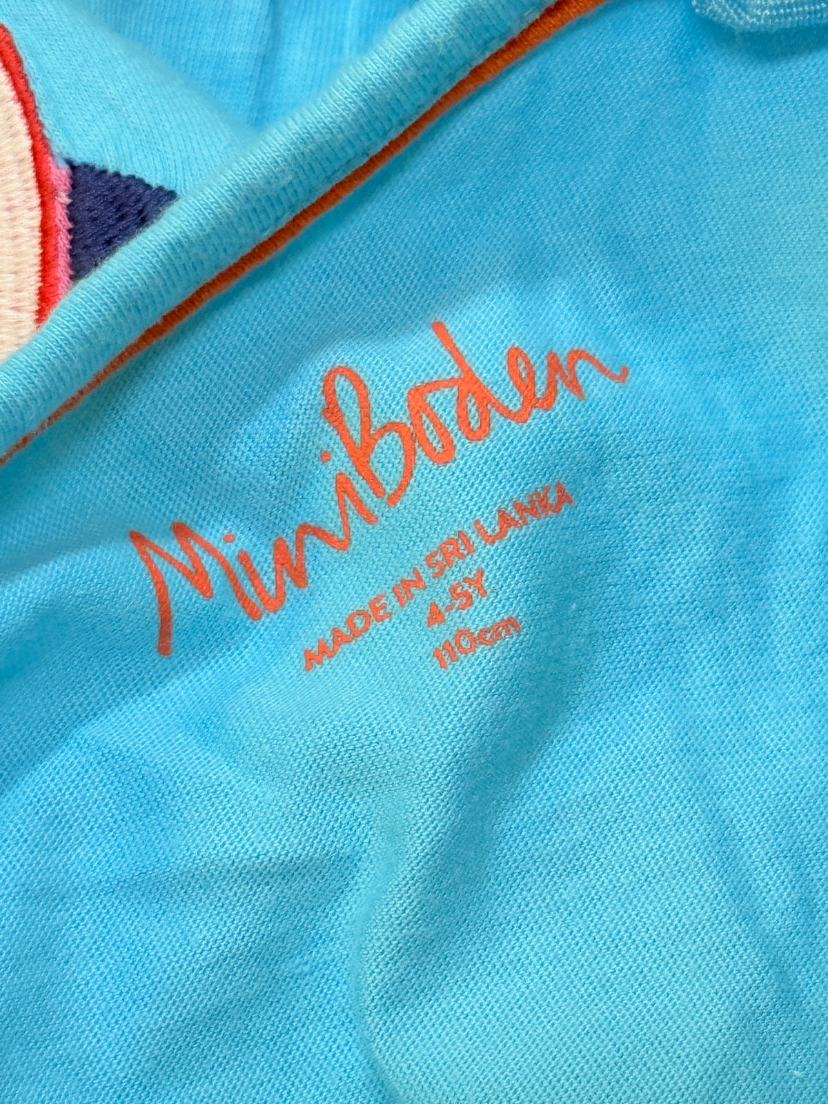 Mini Boden Scuba Mouse Appliqué T-Shirt 4-5Y