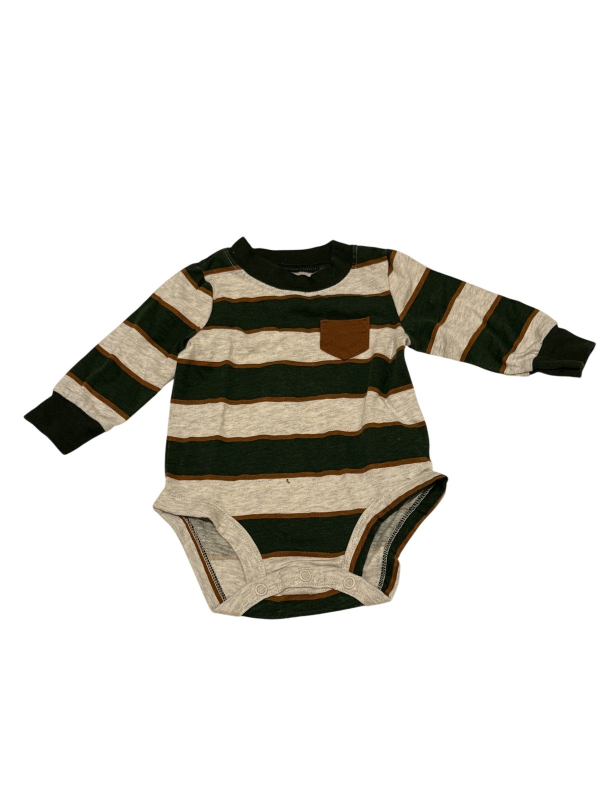 Carter's Striped Long Sleeve Bodysuit 3m