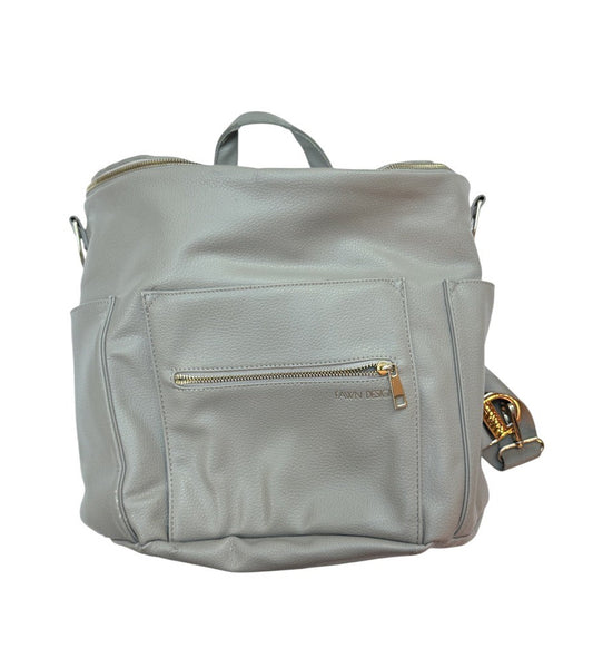 Fawn Design Original Gray Diaper Bag Backpack