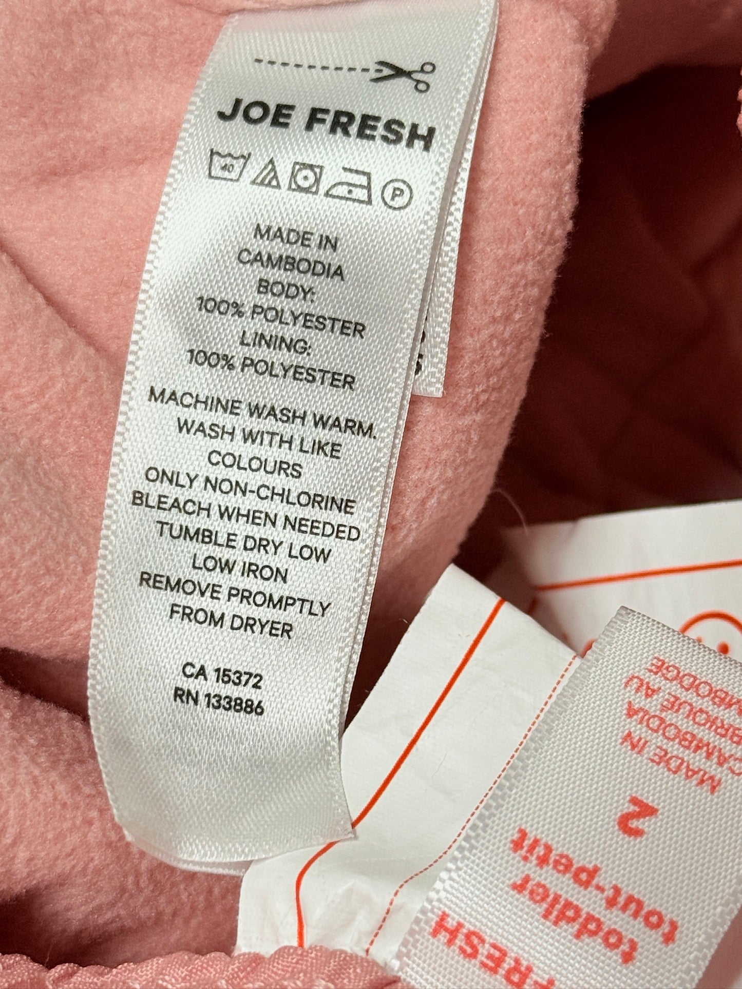 Joe Fresh Warm Pants Thick Lined 2T