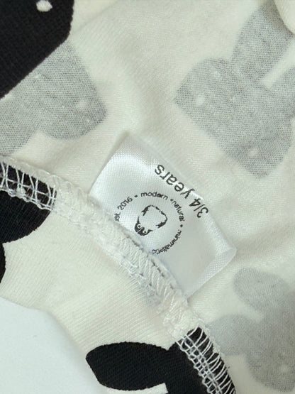 Ole Design Miffy Style Bunny Print Shorts 3-4 Years