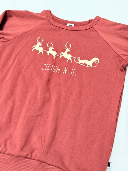 Little & Lively Sleigh'N It Sweatshirt 5T/6T