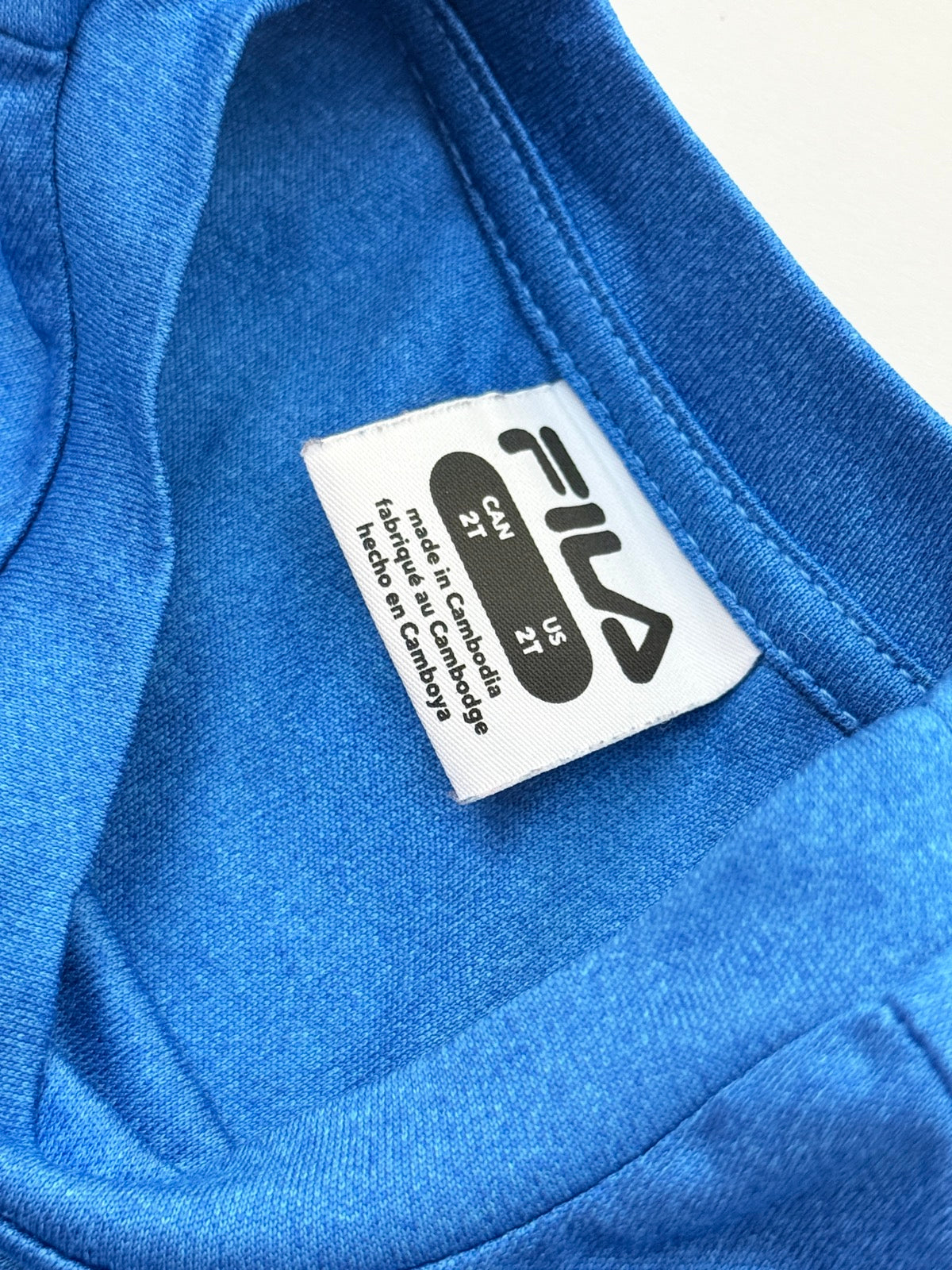 Fila Blue Sleeveless Tank Top 2T